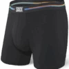 SAXX Vibe Boxer Brief Black/Racer Stripe -Hockey Equipage Store saxx vibe boxer brief black racer stripe