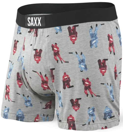 SAXX Vibe Boxer Brief Grey Table Hockey
