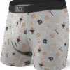SAXX Vibe Boxer Brief Grey Tailgate -Hockey Equipage Store saxx vibe boxer brief grey tailgate