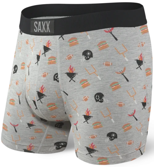 SAXX Vibe Boxer Brief Grey Tailgate