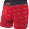 SAXX Vibe Boxer Brief Red Shallow Stripe 3 SAXX Vibe Boxer Brief Red Shallow Stripe -Hockey Equipage Store saxx vibe boxer brief red shallow stripe