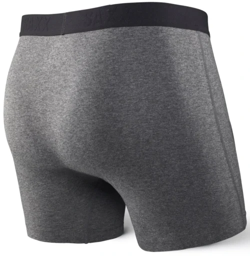 SAXX 24-Seven Boxer Fly Heather -Hockey Equipage Store sxbb10f htr b 1