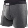 SAXX 24-Seven Boxer Fly Heather -Hockey Equipage Store sxbb10f htr f 1