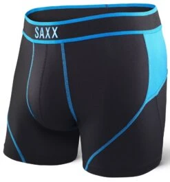 SAXX Kinetic Boxer Black/Electric Blue
