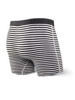 SAXX Vibe Boxer Modern Fit Black Hiker Stripe -Hockey Equipage Store sxbm35 bks b