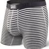 SAXX Vibe Boxer Modern Fit Black Hiker Stripe 5 SAXX Vibe Boxer Modern Fit Black Hiker Stripe -Hockey Equipage Store sxbm35 bks f