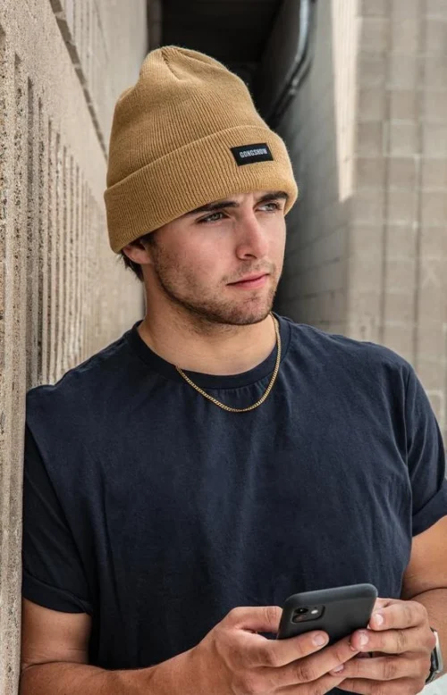 Gongshow Pre-Game Tan Toque -Hockey Equipage Store toqueslifestyle 4 555x d65bfb7d a5d7 4aee a093 93d6adce8ce8