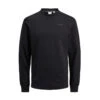 True Hockey X Jack & Jones Twist Sweat Crew Neck -Hockey Equipage Store true hockey apparel twist sweat crew neck black 2
