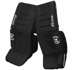 Warrior Ritual GT2 Intermediate Goalie Pads (w/ Knee Pads) -Hockey Equipage Store warrior ritual gt2 intermediate goalie pads black