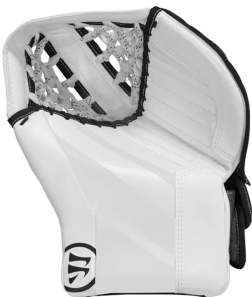 Warrior Ritual GT2 Junior Goalie Catcher -Hockey Equipage Store warrior ritual gt2 junior goalie catcher white