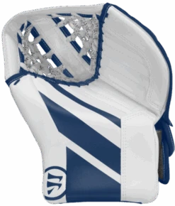 Warrior Ritual GT2 Junior Goalie Catcher -Hockey Equipage Store warrior ritual gt2 junior goalie catcher white blue