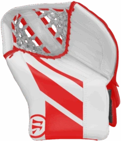 Warrior Ritual GT2 Junior Goalie Catcher -Hockey Equipage Store warrior ritual gt2 junior goalie catcher white red