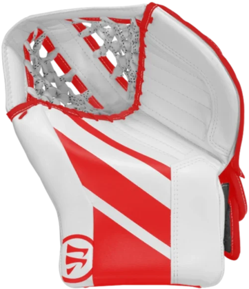 Warrior Ritual GT2 Junior Goalie Catcher -Hockey Equipage Store warrior ritual gt2 junior goalie catcher white red