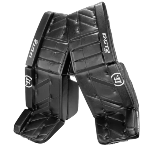 Warrior Ritual GT2 Senior Goalie Pads (w/ Knee Pads) -Hockey Equipage Store warrior ritual gt2 senior goalie pads black