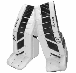 Warrior Ritual GT2 Senior Goalie Pads (w/ Knee Pads) -Hockey Equipage Store warrior ritual gt2 senior goalie pads white black