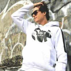 CCM Nostalgia Pucks Pullover Hoodie Adult -Hockey Equipage Store whitehoodie